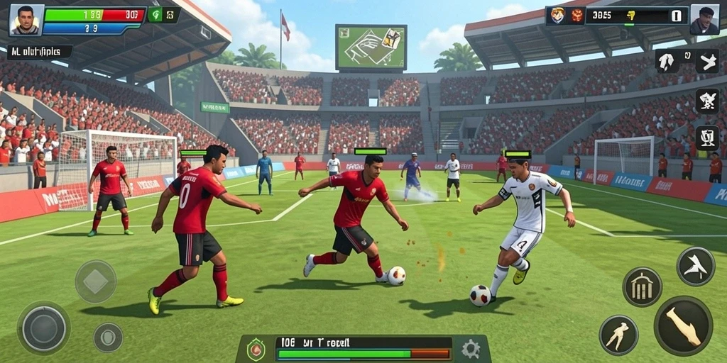 Grafis halus dan efek suara yang keren.