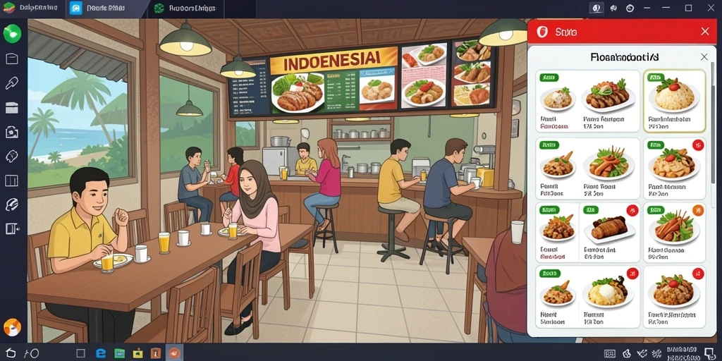 Screenshot memperlihatkan fitur bonus yang memukau di dalam game.